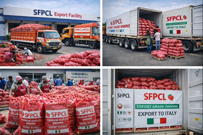 Bulk Onion Sales & Pilot Export to Italy